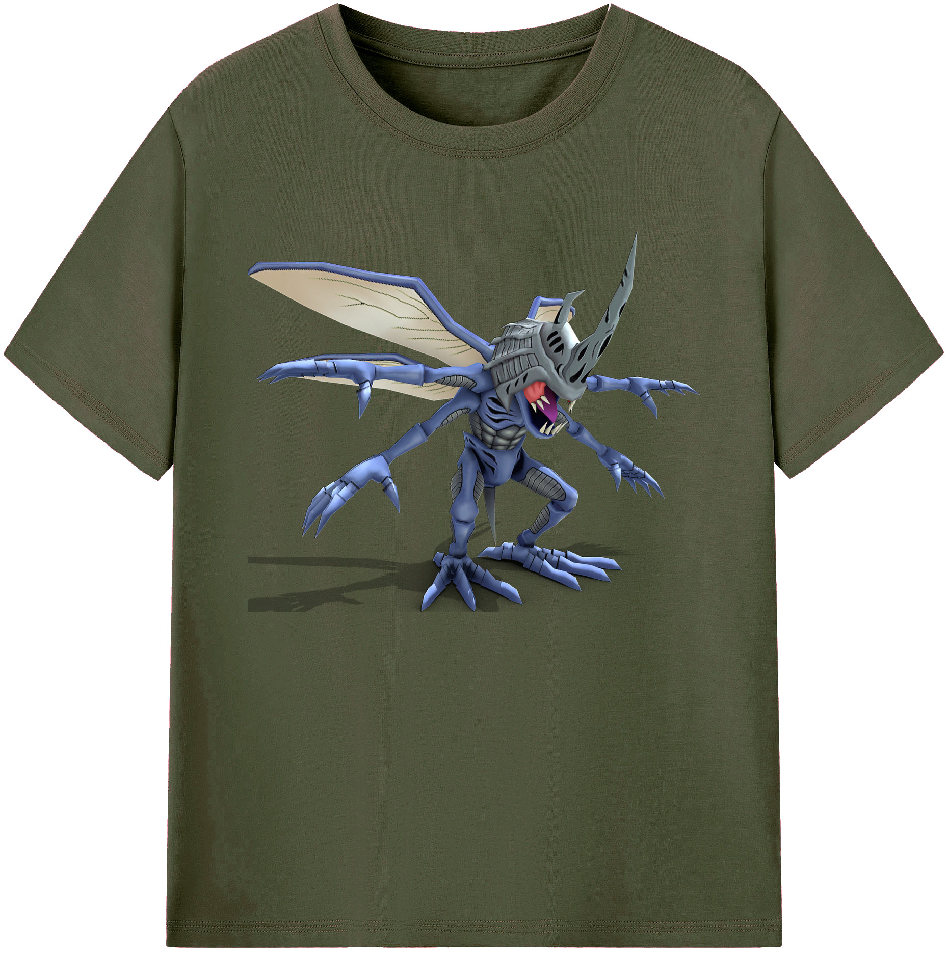 （画像用） Digimon デジタルモンスター/デジモン 綿100％ メンズ半袖Tシャツ｜肌触りやわらか＆通気性